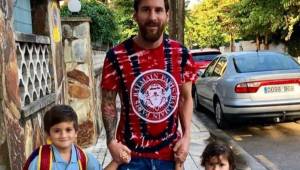 Lionel Messi disfruta sus 'minivacaciones luego de los primeros partidos de liga.