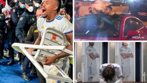 David Alaba se ganó al madridismo, las imágenes de Modric en el vestuario y lo que hizo Mbappé al ver a Ancelotti al final del partido.
