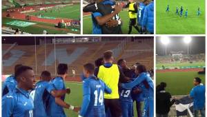 La selección de Honduras venció 4-2 en penales a México y avanzó a la final de los Juegos Panamericanos Lima 2019. Acá las imágenes que no se vieron en TV.