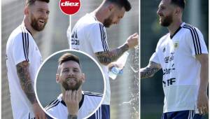 El delantero argentino Lionel Messi pasó por la barbería antes de enfrentarse contra Francia en los octavos de final de Rusia 2018.