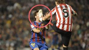 Amorebieta estuvo cerca de mandar al hospital a Messi hace ocho años.