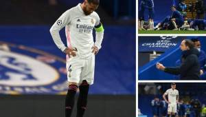 Las imágenes que dejó la eliminación del Real Madrid en semifinales de la Champions League a manos del Chelsea. Zidane y Ramos, muy tocados.
