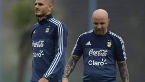 Sampaoli podría tomar en cuenta a Mauro Icardi tras la lesión de Lanzini.