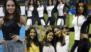 Las chicas asistieron al estadio Morazán de San Pedro Sula en el encuentro donde Real España contra Honduras Progreso.