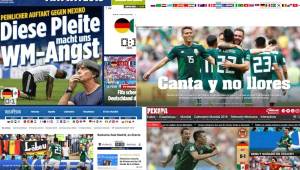 La selección de México da el primer resultado sorpresivo en el Mundial de Rusia 2018 al vencer a Alemania 1-0. La prensa mundial se ve sorprendida ya que no esperaba dicho marcador.