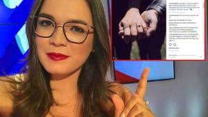 La periodista deportiva hondureña Carmen Boquín se comprometió con su pareja Vicente Fiumara.