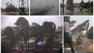 Eta impactó este martes como huracán categoría 4 la costa de del Caribe Norte de Nicaragua, cerca de la frontera con Honduras, con vientos de 230 km/h y fuertes lluvias.