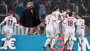 El entrenador Genaro Gattuso metió al Milan en una nueva final de la Copa Italia tras eliminar a la Lazio.