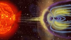 La tormenta solar está azotando el planeta a una velocidad de casi dos millones de kilómetros por hora.