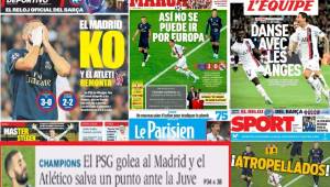 Las portadas de los principales diarios del mundo no perdonaron al Real Madrid tras su fatídica derrota ante el PSG en el inicio de la Champions League. Esto dicen del partido y de Keylor Navas.