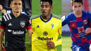 Los futbolistas Andy Najar del DC United de la MLS, Choco Lozano del Cádiz de España y Jonathan Rubio que no tiene equipo no van a la Copa Oro.