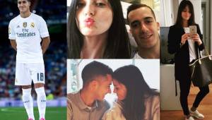 El jugador del Real Madrid Lucas Vázquez fue muy romantico cuando le pidió matrimonio a su bella novia Maca.