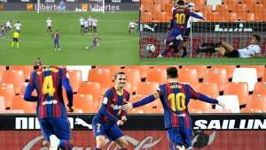 Lionel Messi volvió a concretar un doblete con el Barcelona en La Liga de España.