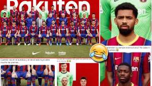 El equipo catalán divulgó la foto del primer plantel para el curso 2020-21 y tiene varias curiosidades, que desataron los memes de los aficionados en las redes sociales.