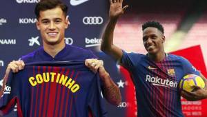 El fichaje del brasileño Coutinho y del colombiano Yerry Mina, ha hecho que el Barcelona sea el equipo que más dinero invirtió en contrataciones. Fotos cortesía