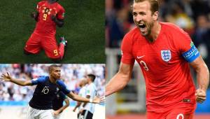Kane, Lukaku y Mbappé pelean por ser el goleador del Mundial.