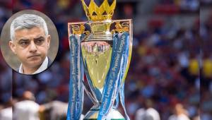 Sadiq Khan, alcalde de Londres, Inglaterra, ha dicho que no está de acuerdo con la reanudación de la Premier League.