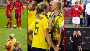 Las futbolistas Magdalena Eriksson y Pernille Harder protagonizaron una de las escenas más comentadas del Mundial femenino que se disputa en Francia.