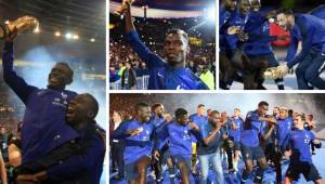 Los franceses por fin tuvieron su celebración en su estadio luego de la obtención del Mundial en Rusia 2018. Mirá las mejores fotografías de la fiesta que vivieron los galos en el estadio Stade de France.