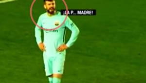 Piqué estalló por ver como el Levante le pasaba por encima al Barcelona.