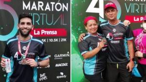 Los atletas que participaron en el evento dieron su máximo para completar los kilómetros del maratón y disfrutar con mucha pasión el deporte.