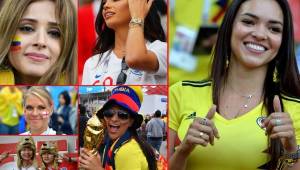 La selección de Colombia se vio muy bien acompañada de sus lindas seguidoras en el partido de octavos ante Inglaterra en el Mundial de Rusia 2018.