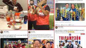El vástago de Troglio lanzó una serie de tuits al ver que su padre nuevamente conquistó el título de la Liga Nacional de Honduras. Algunos no gustarán a la afición de Motagua y sacó pecho de todo lo que ha logrado Olimpia desde que su viejo tomó las riendas del club hace dos años.