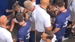 La seguridad se lleva entre empujones a un niño, Messi se da cuenta y ocurre esto: su gesto de crack tras ganar la Supercopa de Francia con el PSG