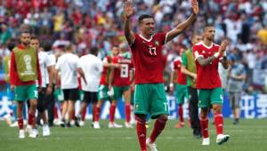 Los seleccionados de Marruecos salieron tristes tras perder ante Portugal.