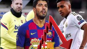 Cuatro futbolistas de cada equipo no podrán ser parte del partido más atractivo del próximo domingo, perteneciente a la jornada 26 del campeonato español.