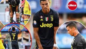 Te dejamos las mejores fotografías del debut de Cristiano Ronaldo en la Serie A ante el Chievo Verona. El delantero se mostró frustrado por no haber marcado un tanto.