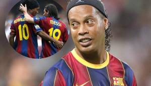 Ronaldinho espera que Messi siga muchos años más en el Barcelona y que luego retiren la '10'.