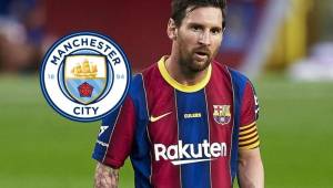 Lionel Messi puede ser fichado por el Manchester City en enero, según informa la prensa inglesa.