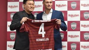 Vermaelen lucirá el dorsal número 4 en su nuevo aventura con el Vissel Kobe japonés.