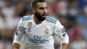 Dani Carvajal no ha podido estar con el Real Madrid en los últimos partidos por enfermedad.