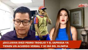 Los periodistas Jorge Ferman y Jenny Fernández hablando sobre la exclusiva de DIEZ sobre el acuerdo de Pedro Troglio con el Saprissa.
