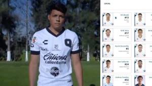 Joshua Canales fue convocado por primera vez por su equipo Querétaro de la Liga MX y pudo debutar.