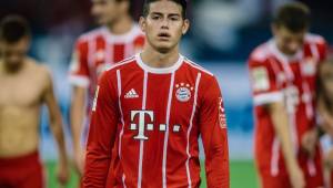 James llegó cedido en el mercado de verano al Bayern Munich.