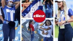 La belleza catracha dijo presente al estadio Olímpico para apoyar a la Selección de Honduras ante Costa Rica. Estas son las postales que captó el lente de DIEZ. Fotos Joseph Amaya, Neptalí Romero y Jeffry Ayala.