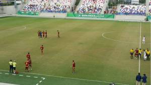 La Selección de Honduras quiere meterse a la final en los Juegos de Barranquilla 2018.