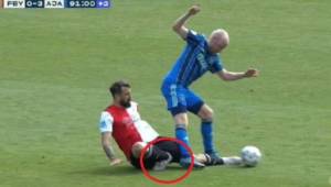 La escalofriante lesión que sufrió el argentino Lucas Pratto en el Feyenoord.