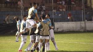 Óscar García celebró su segundo gol en Liga Nacional tras haber anotado en 2012 con el Deportes Savio.