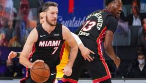 Goran Dragic y Bam Adebayo han sido piezas fundamentales en los Playoffs para Miami Heat.