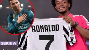 Cuadrado le cedió sin problemas el dorsal '7' de la Juventus a Cristiano Ronaldo.