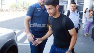 Jonathan Rubio llegó a Tegucigalpa y comenzará a entrenar con la Selección de Honduras. FOTO: Ronald Aceituno