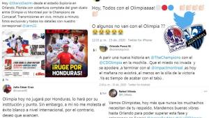 Revisaremos los comentarios que se han dado en redes sociales a horas del Olimpia-Montreal Impact, comentarios de periodistas y de diversas personalidades. Hasta Pedro Troglio le respondió a un aficionado.