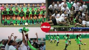 Marathón La Prensa, campeonas nacionales de fútbol femenino temporada 2017/18. Foto: Cortesía FB/ CD Femenino Marathón