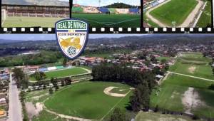 La dirigencia del Real de Minas, nuevo inquilino de Liga Nacional, confirmó que jugará sus partidos de Primera en Siguatepeque, Danlí y Tegucigalpa. Acá puedes conocer los estadios.