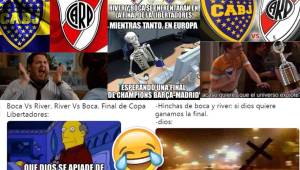 ¡Para morir de risa! Boca y River disputarán la gran final de la Copa Libertadores y los memes no se hicieron esperar para calentar lo que será un partido histórico.