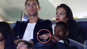 Cristiano Ronaldo junto a su pareja Gerorgina Rodríguez.